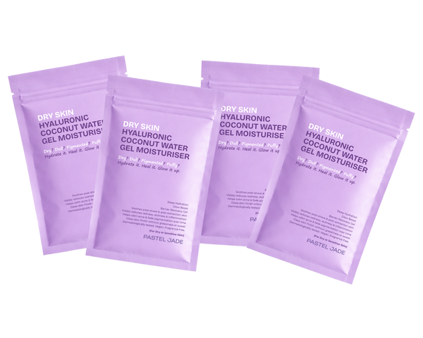 Coconut Gel Dry Skin Refill Pack of 4