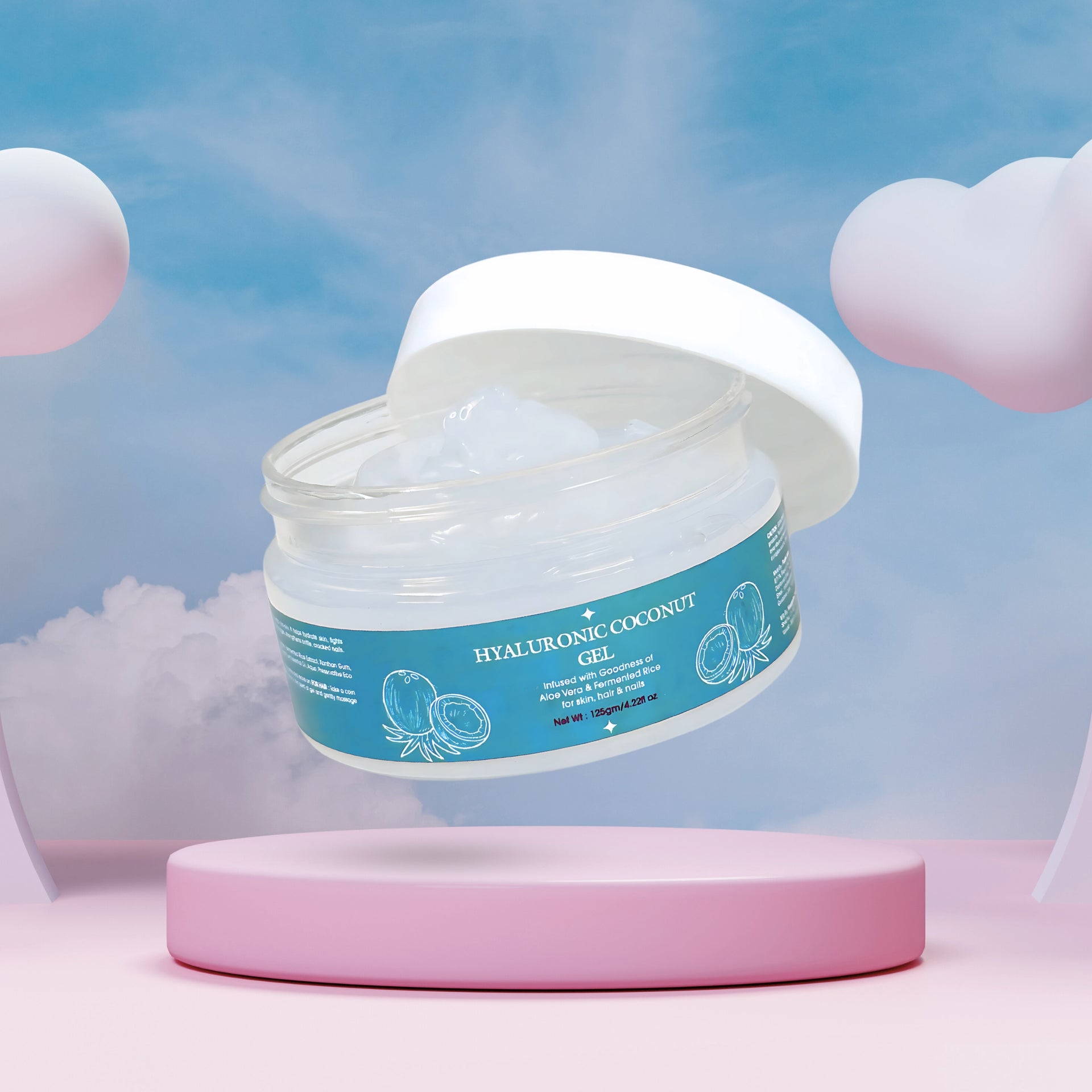 Hyaluronic Coconut Gel- Skin tightening For Oily Skin