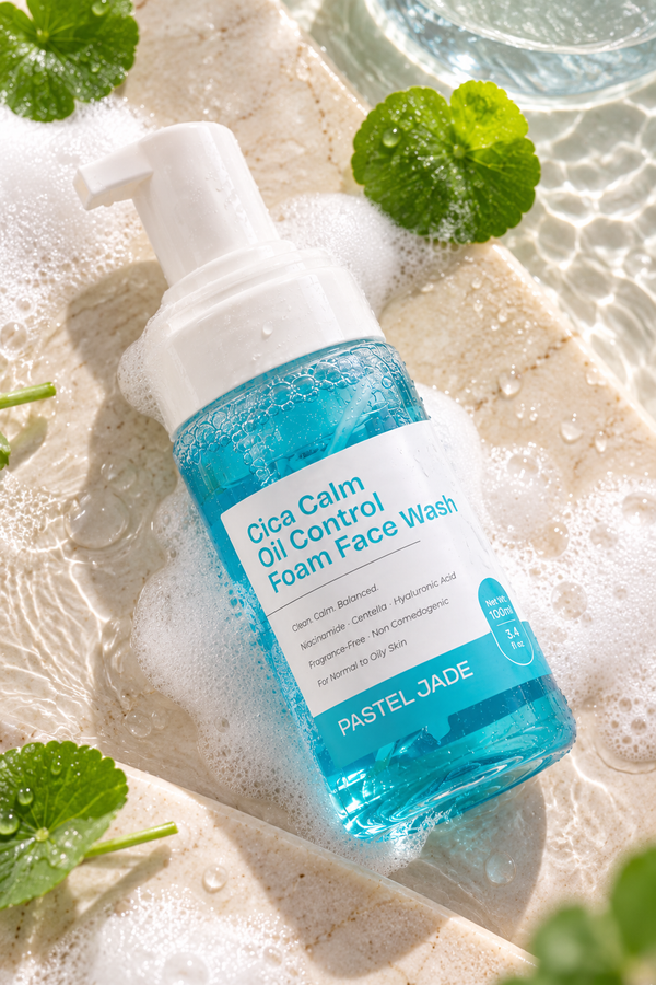 Cica Calm Oil Control Foam Face Wash