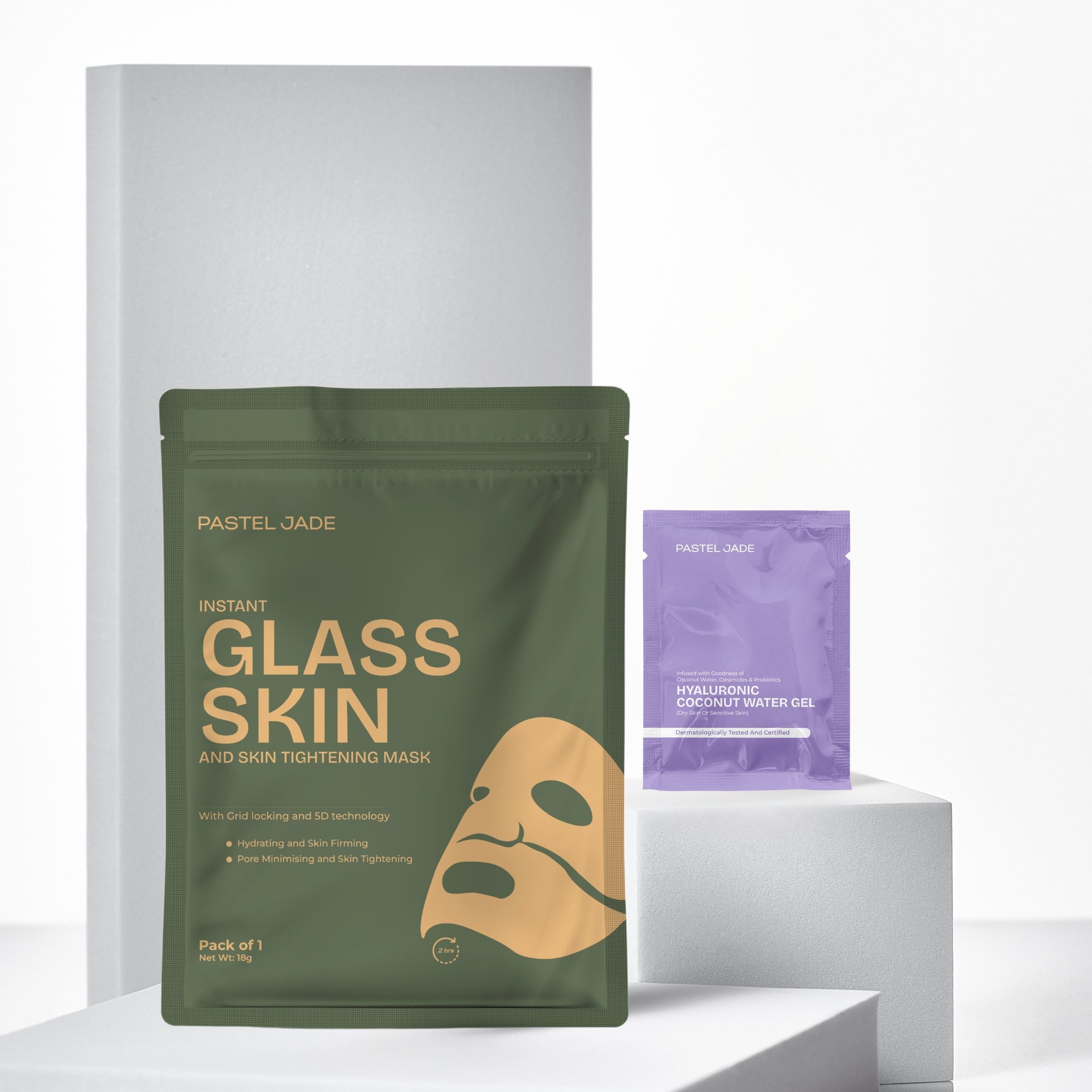 Glass Skin combo (coconut gel dry trial + glass skin)