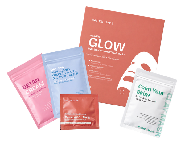 Brightening / Glass Skin Refill Facial Kit Combo (Oily Skin)