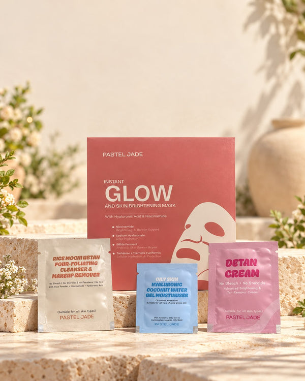 Korean Glass Skin Collagen Facial Kit for Oily Skin