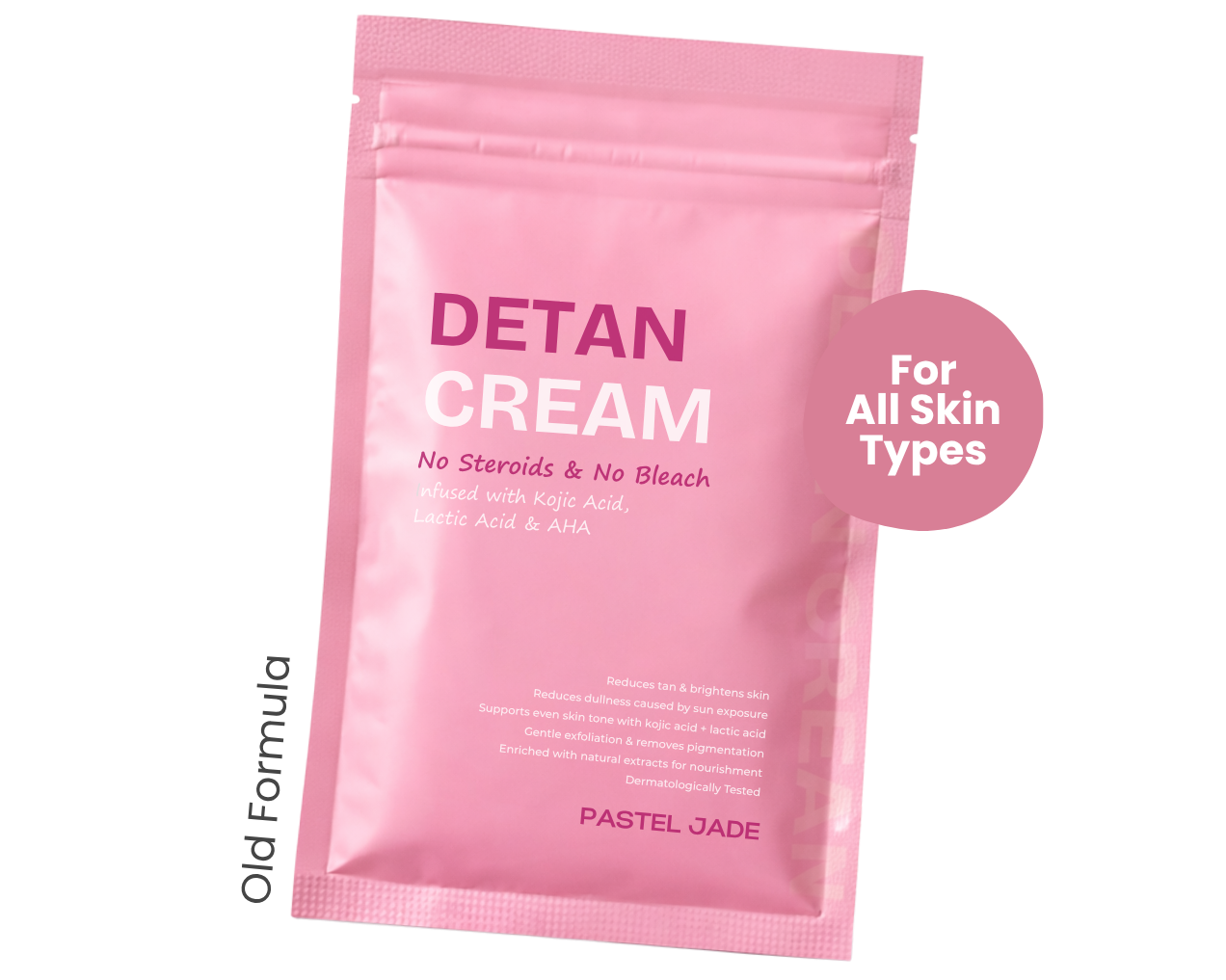 Detan Cream Refill 50g - No bleach & steroids