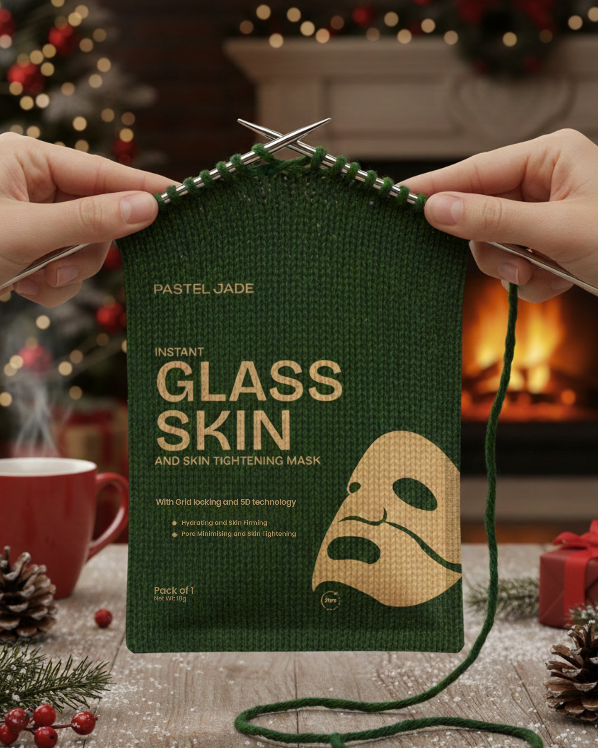 Instant Glass Skin and Skin Tightening Mask pack of 1