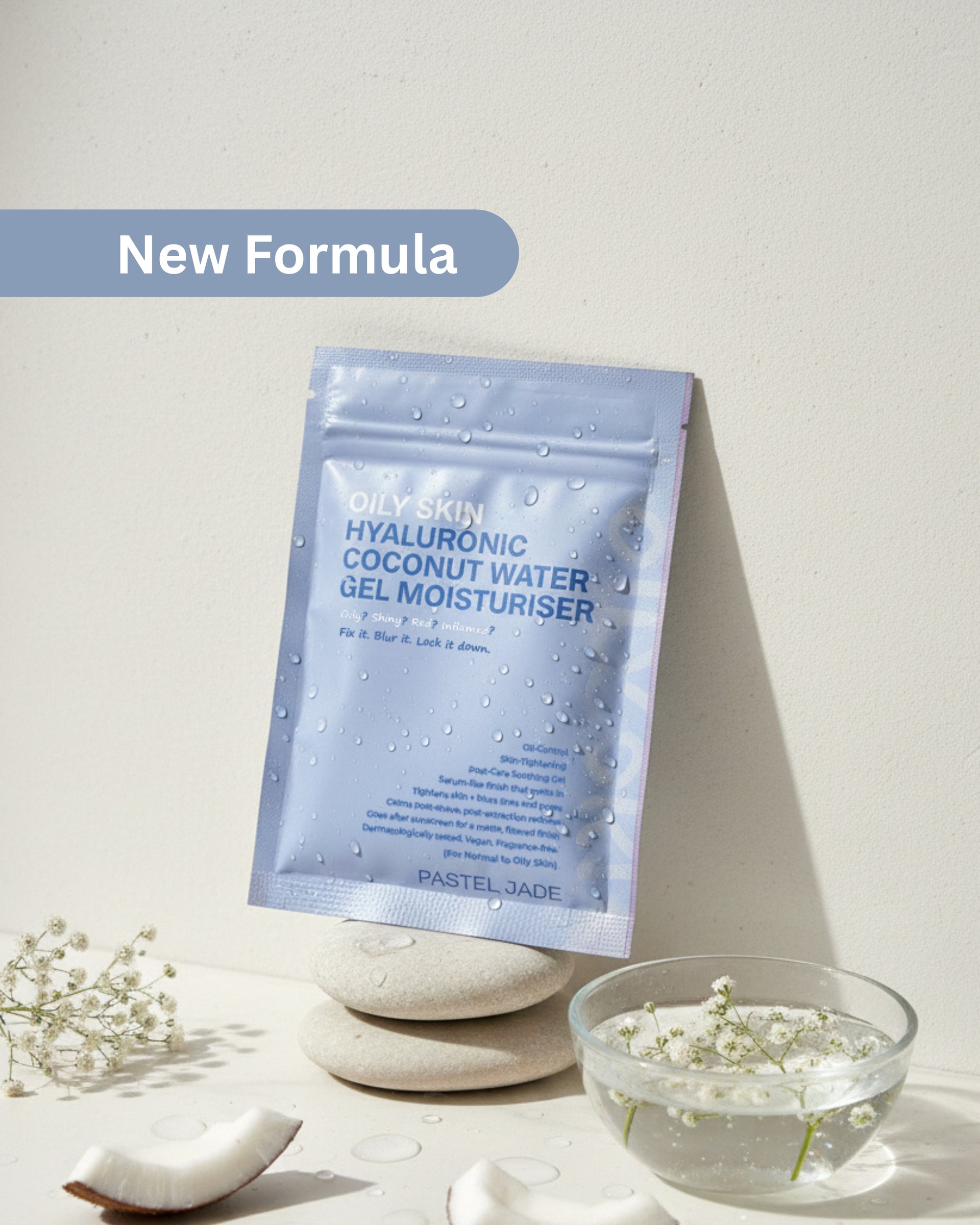 Hyaluronic Coconut Water Gel for Oily Skin Oil-Control + Skin-Tightening + Post-Care Soothing Gel (50 g) Refill