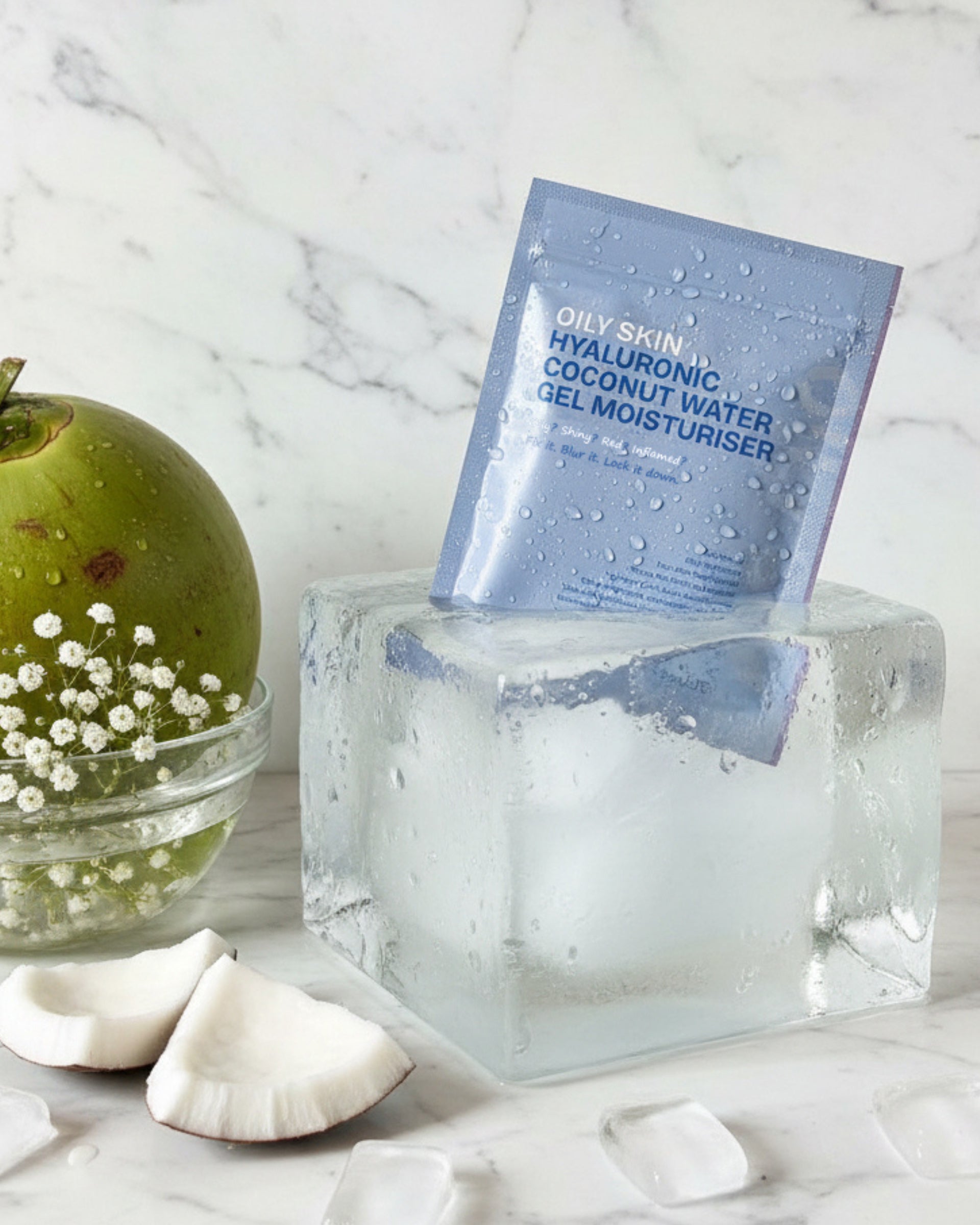 Hyaluronic Coconut Water Gel for Oily Skin Oil-Control + Skin-Tightening + Post-Care Soothing Gel (50 g) Refill