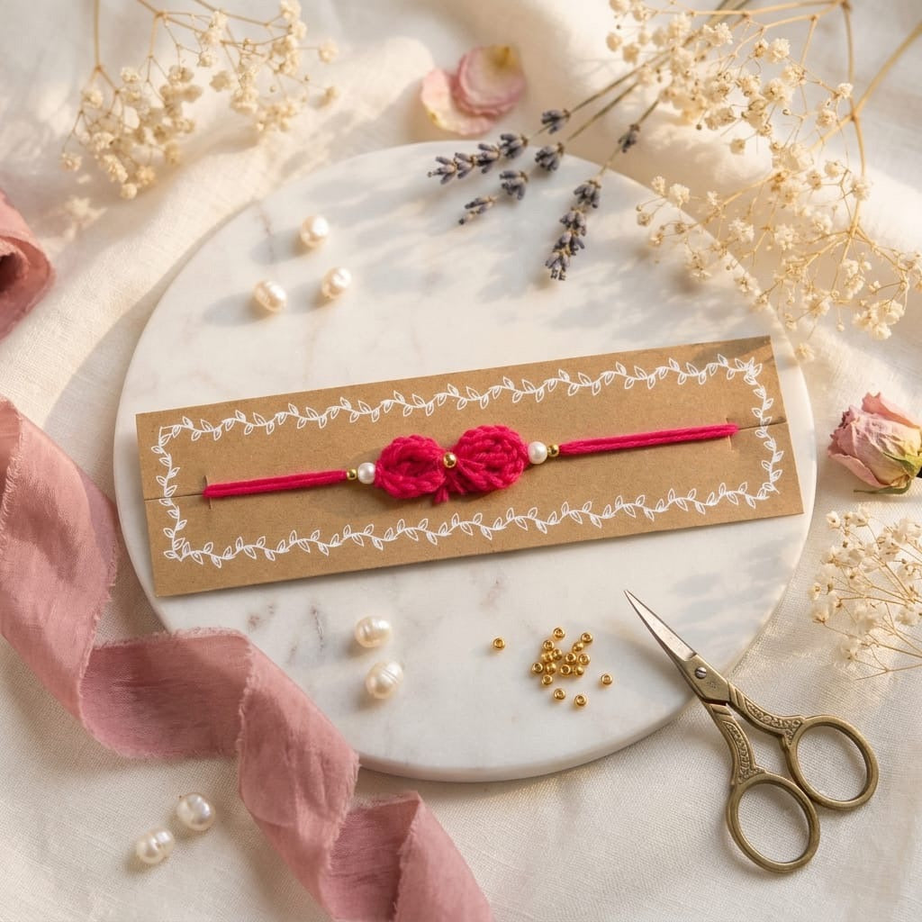Crochet Infinity Rakhi
