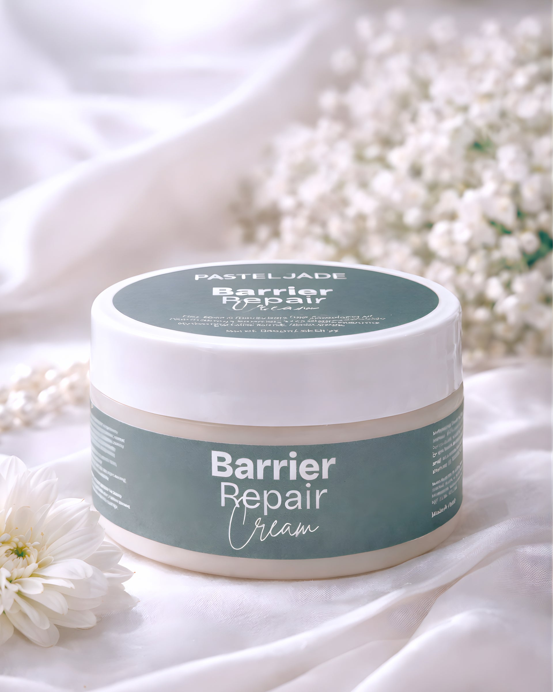 Lightweight Barrier Repair Cream (Ceramides + Niacinamide) Glowy • Breathable • Face & Body