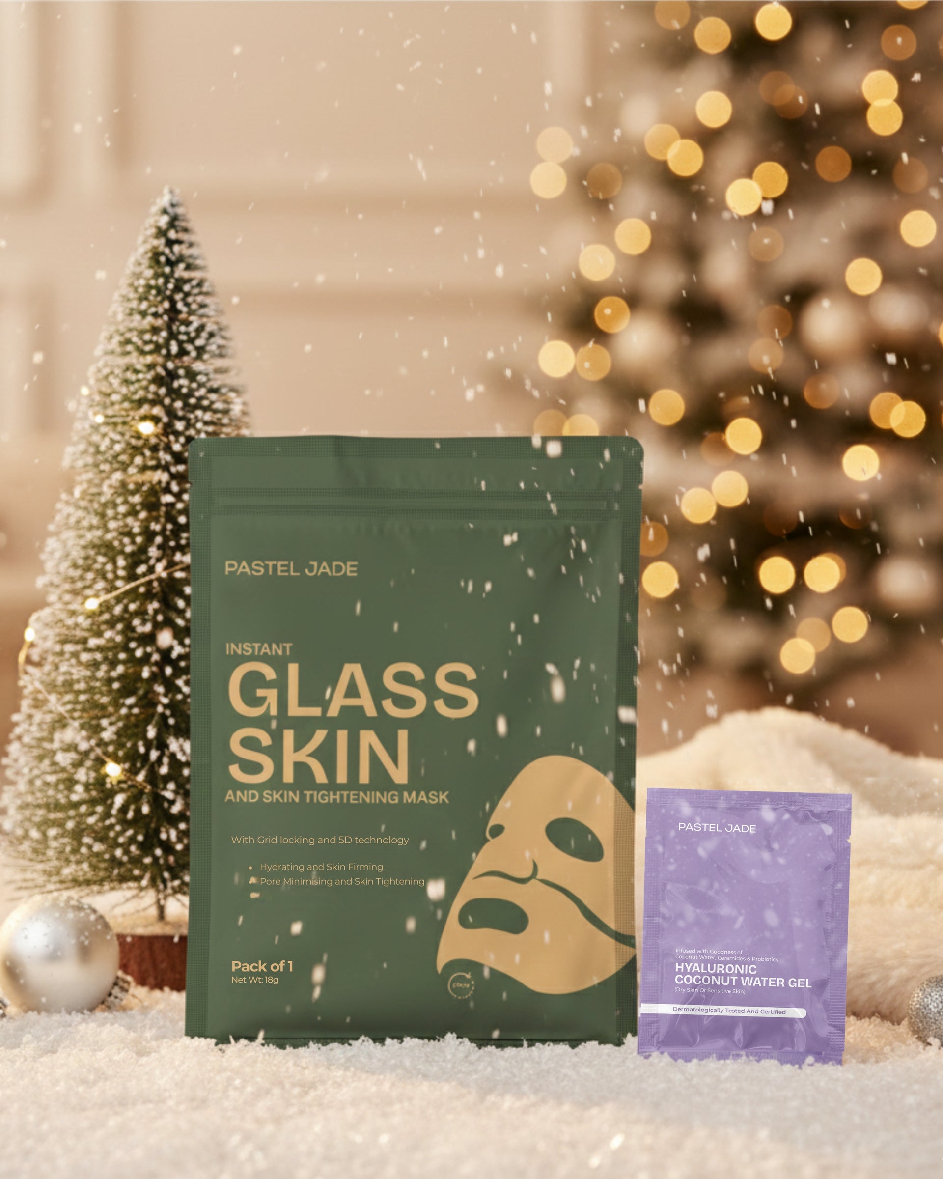 Glass Skin combo (coconut gel dry trial + glass skin)