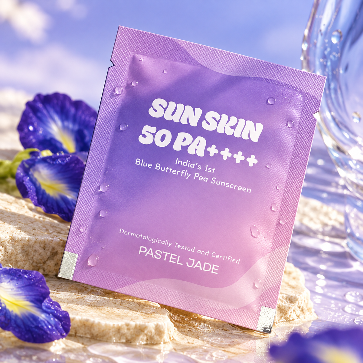 Sun Skin: Blue Pea Magic for Broad Spectrum UVA/UVB Protection
