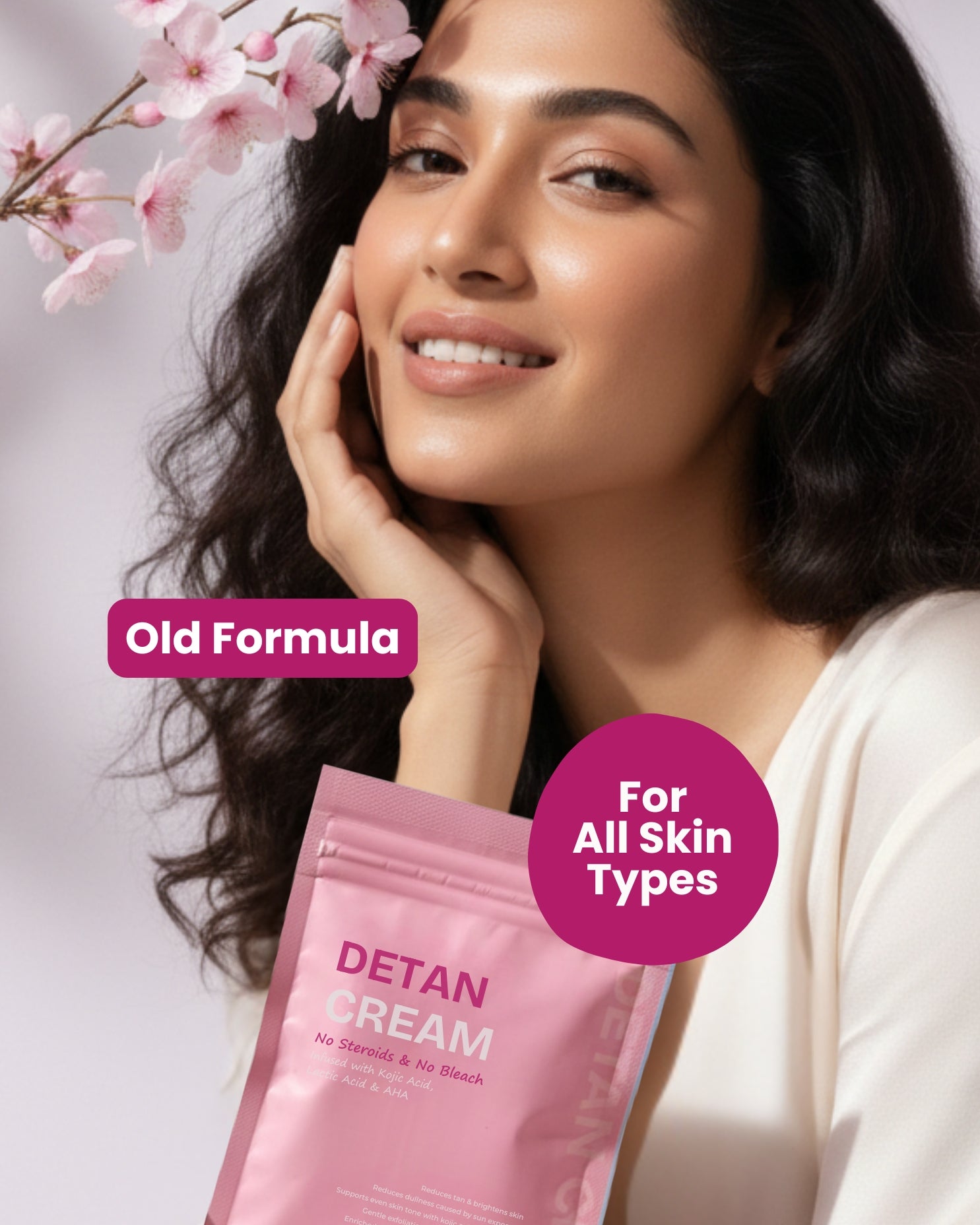 Detan- No bleach & steroids(Refill) 50 gm