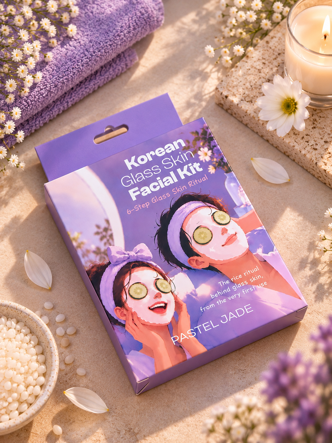 Korean Glass Skin Facial Kit (6 step)