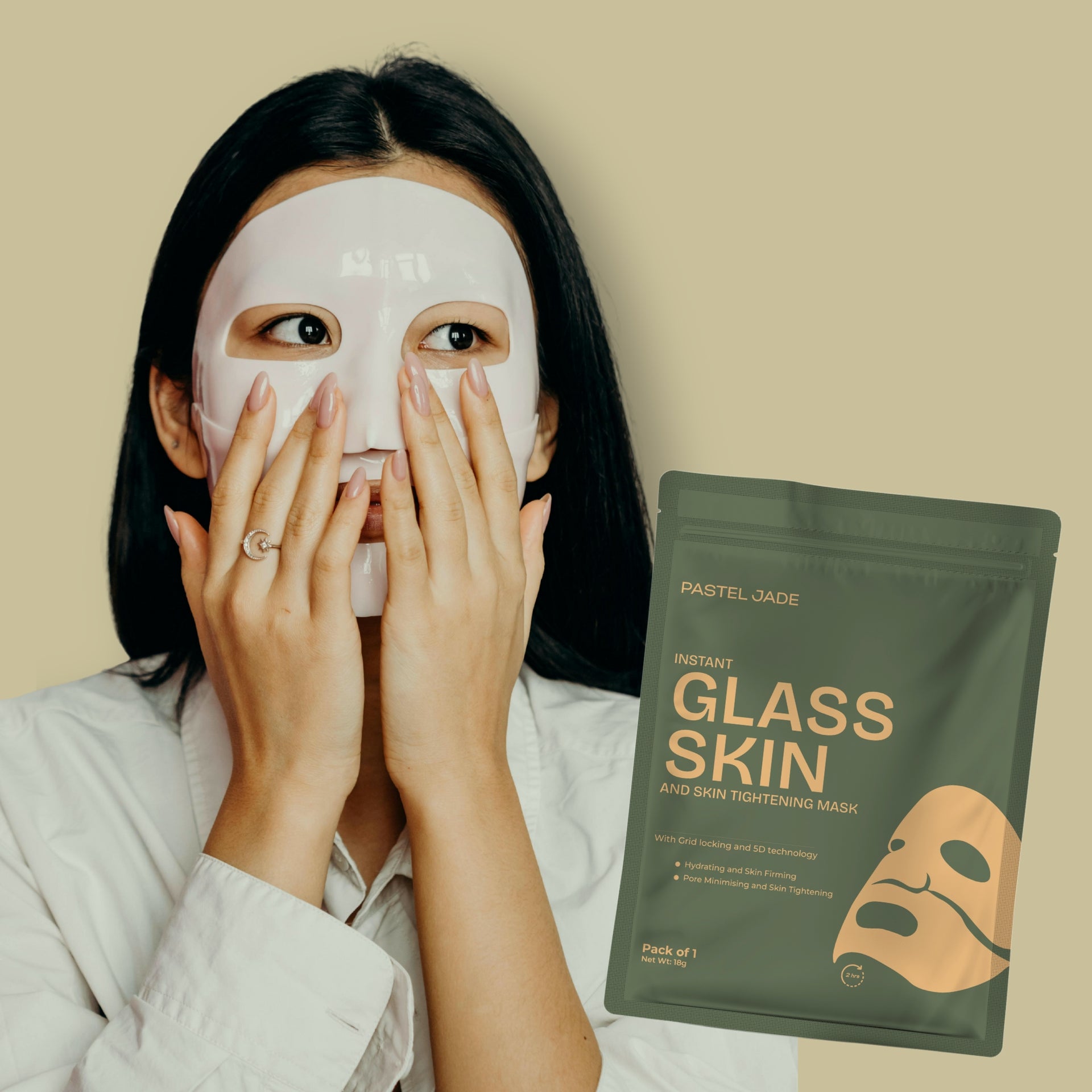 Instant Glass Skin and Skin Tightening Mask pack of 1