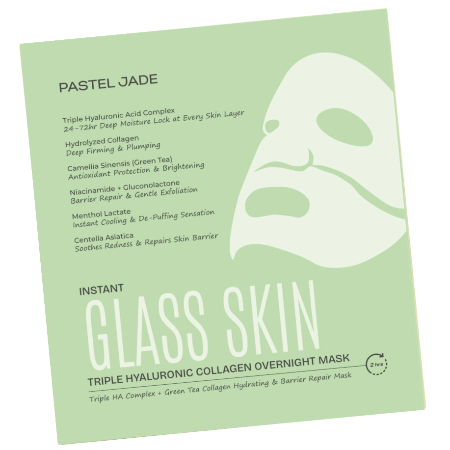 Instant Glass Skin — Triple Hyaluronic Collagen Overnight Mask