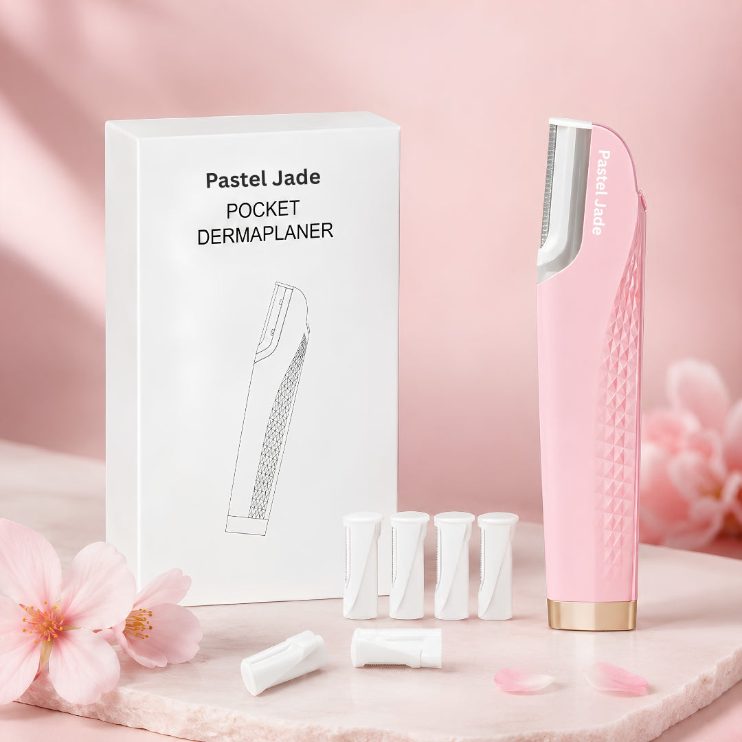 Pocket Dermaplaner  ·  Facial Hair Removal Tool. Derma-Planing Tool With Light