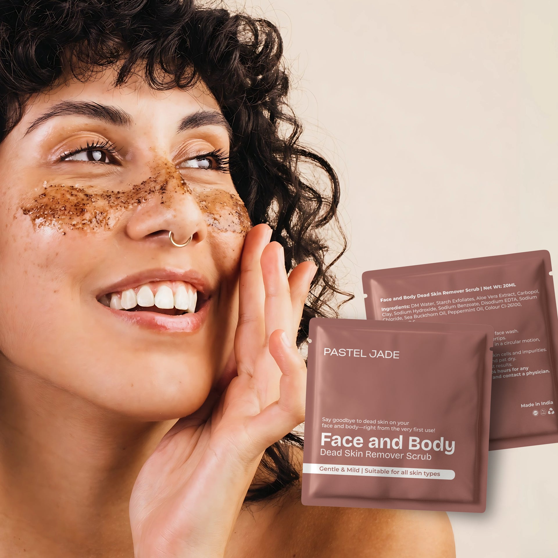 Trail Pack (Face and Body Dead Skin Remover Scrub) (For Normal and Oily skin) (Not suitable for sensitive skin)