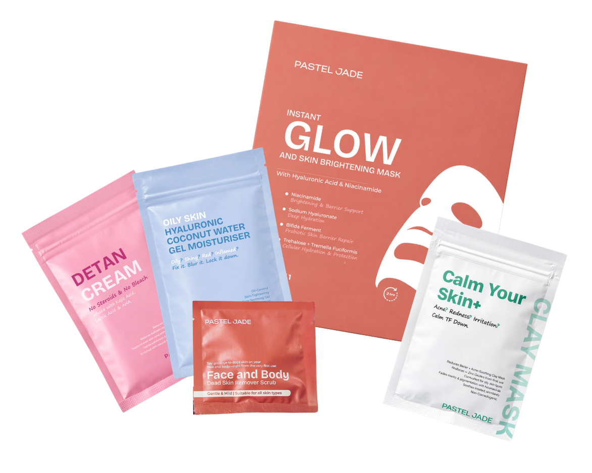 Brightening / Glass Skin Refill Facial Combo (Oily Skin)