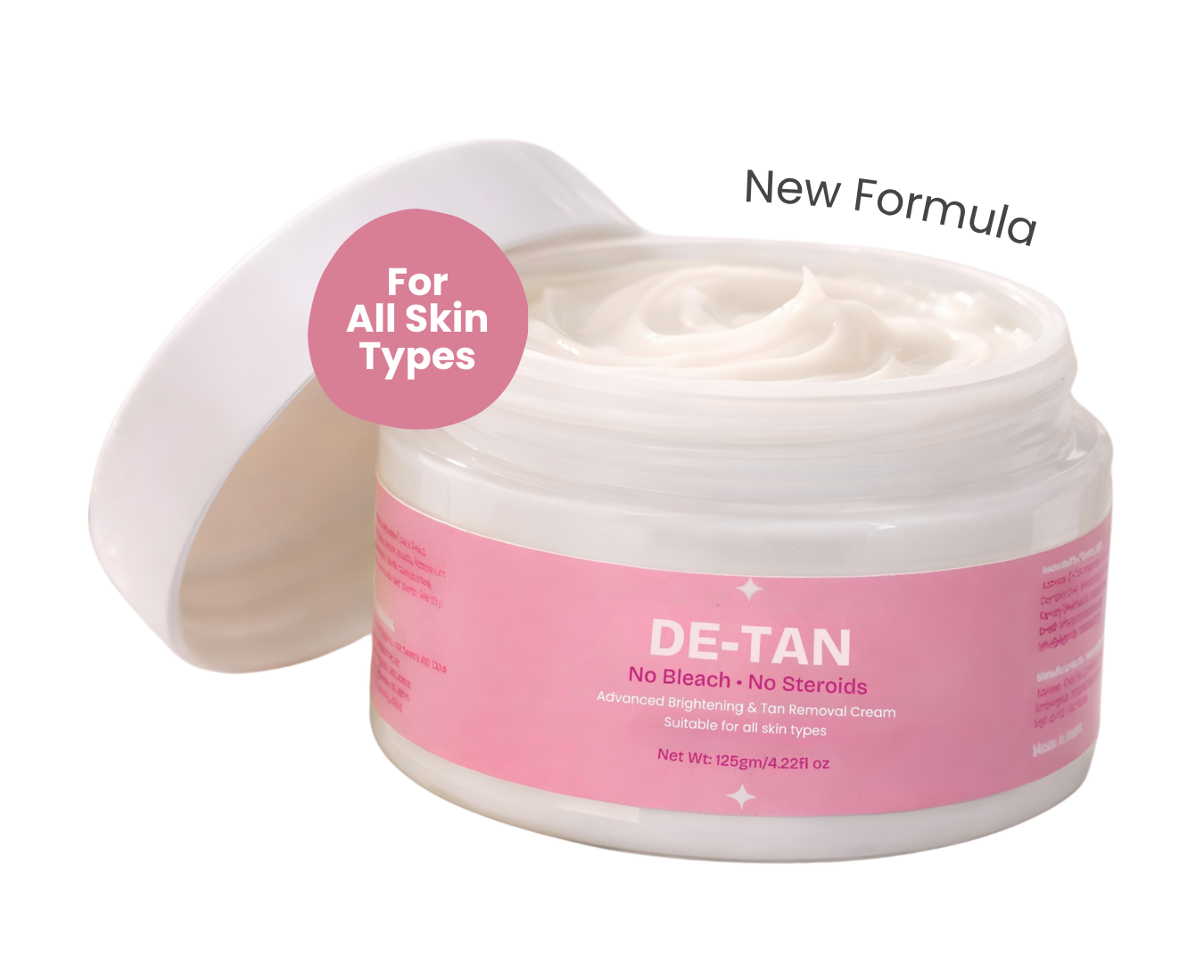 Detan Cream - No bleach & steroids - (New Formula)