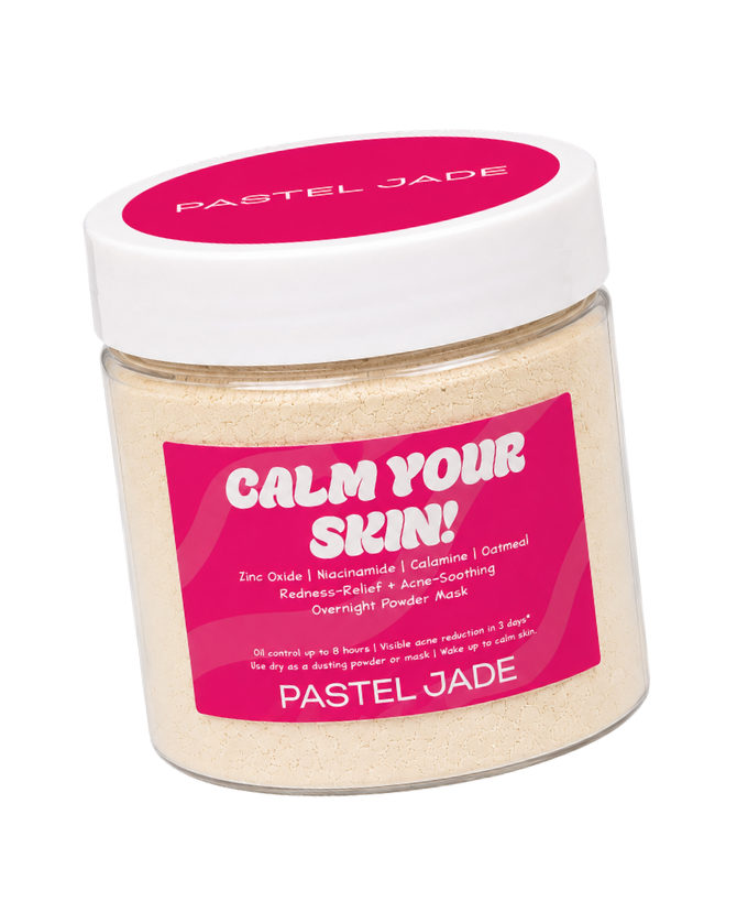 Calm Your Skin!  250 gmTargets acne, redness, pigmentation, oiliness, dry patches, sensitivity, flare-ups & barrier damage — for all skin types that are prone to breakouts.