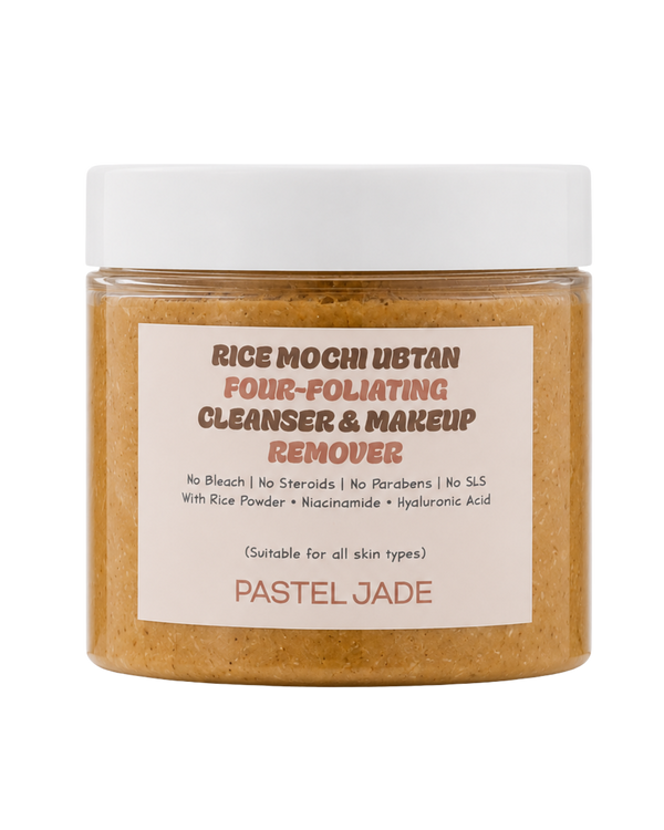 Rice Mochi Ubtan Four-foliating Cleanser, Facewash & Makeup Remover 250gm