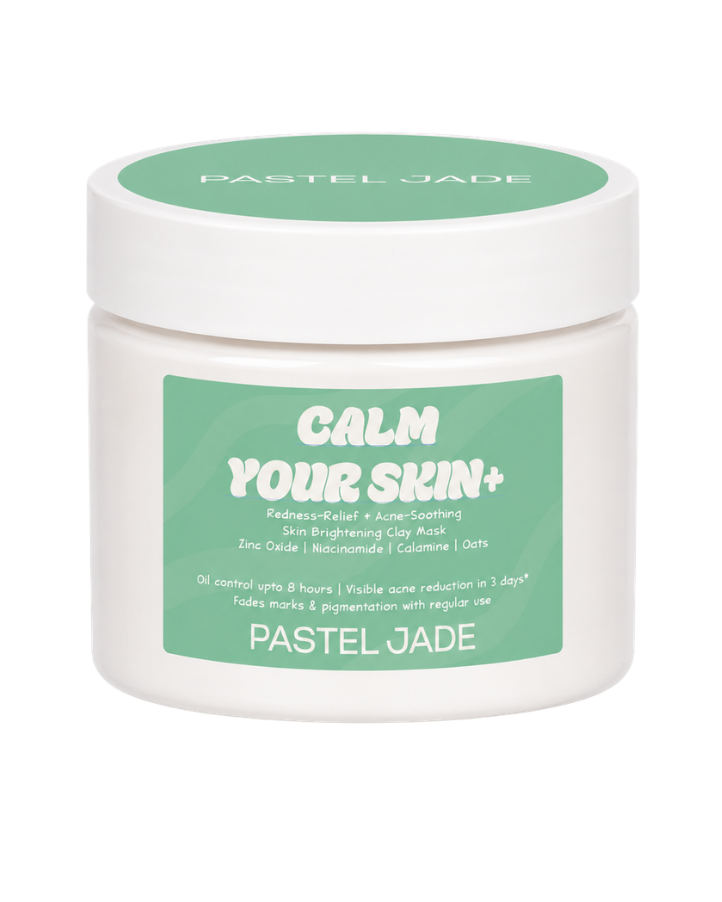 Calm Your Skin+ — Brightening, De-Tan & Acne-Soothing Clay Mask 250 gm