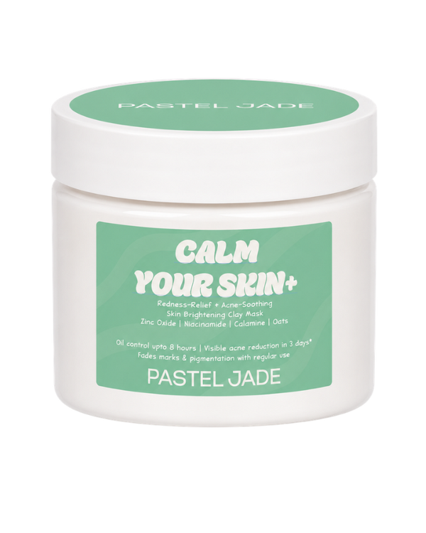 Calm Your Skin+ — Brightening, De-Tan & Acne-Soothing Clay Mask 250 gm