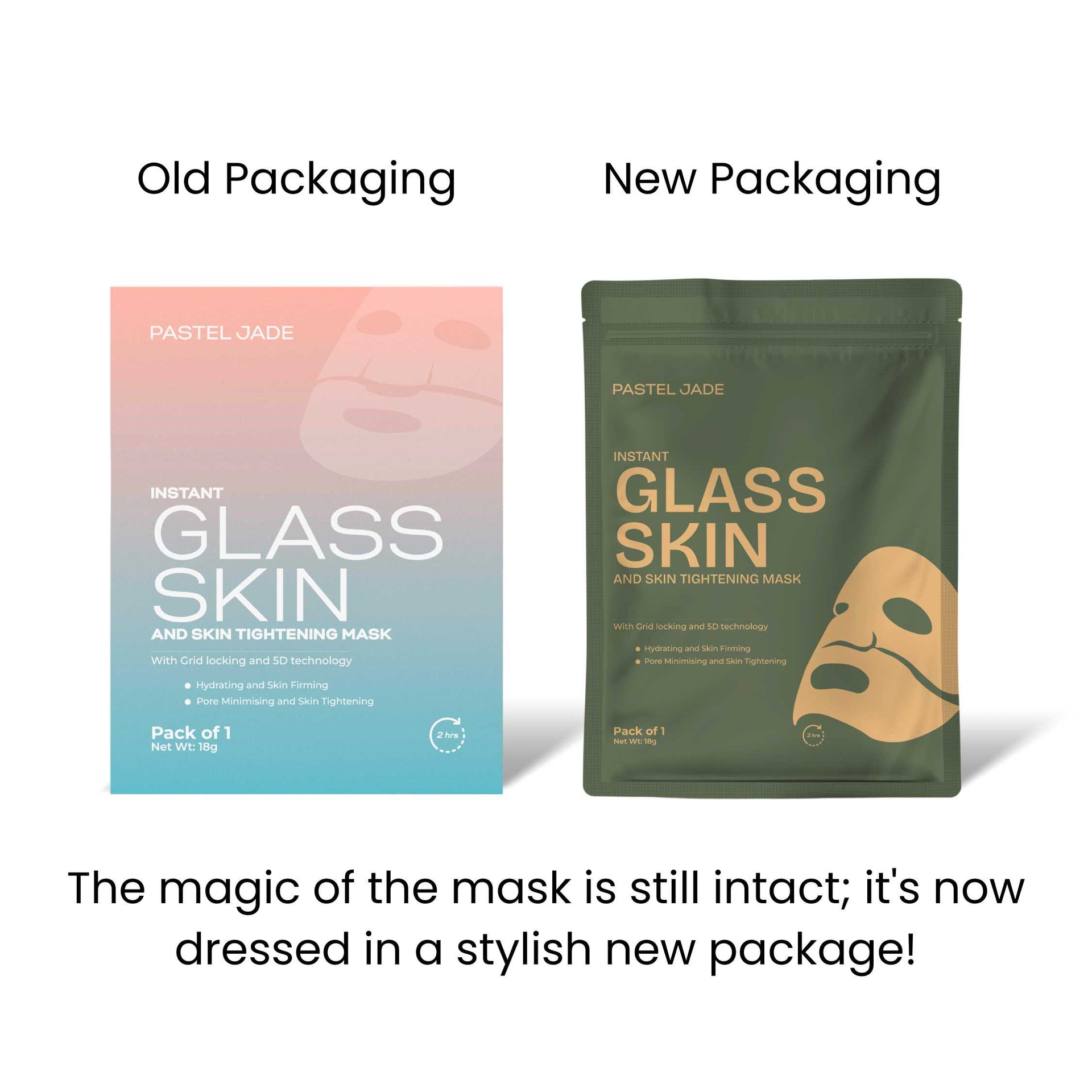 Instant Glass Skin and Skin Tightening Mask pack of 1