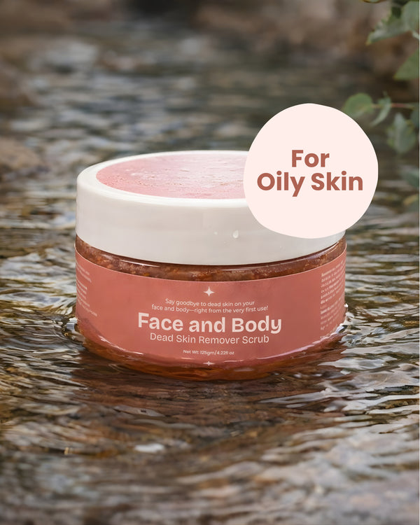 Face & Body Dead Skin Remover Scrub(For Normal and Oily skin) (Not suitable for sensitive skin)